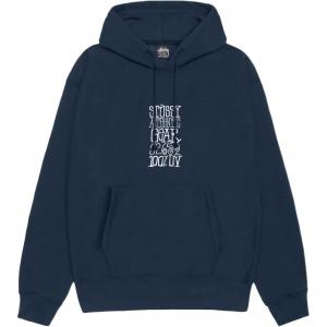 Худи с принтом stüssy Stussy, синий