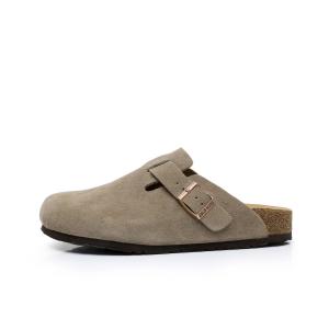 EBLIS HUNGI Сланцы с пробковой подошвой противоскользящие износостойкие с закрытым носком унисекс тауп серый, цвет Taupe Gray