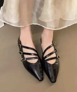 Туфли-лодочки с острым носком и ремешком Aimoha - Select -, цвет Black