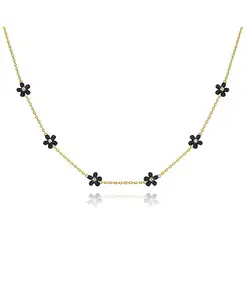 Черное ожерелье Petit Rosie Anna Zuckerman, black