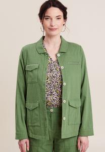 Летняя куртка GERADE GEKNÖPFTE Breal, зеленый