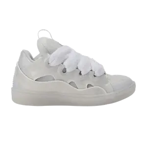 Кроссовки Lanvin Curb Sneakers 'Glitter Effect - Triple White', белый
