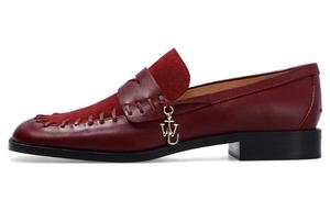 JW Anderson Лоферы женские бордовые