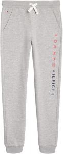 Флисовые спортивные брюки-джоггеры Tommy Hilfiger для мальчиков, застежка на шнурок, Grey Heather Tomas