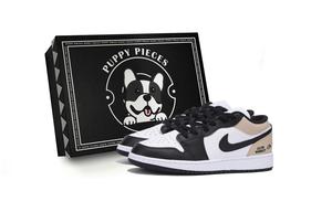 Jordan Баскетбольные кроссовки Air 1 Vintage, низкие, мужские, цвет белый, коричневый