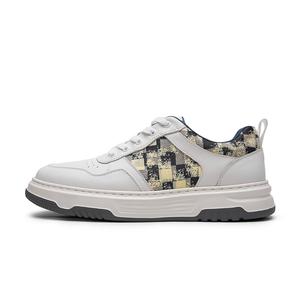 CROWN Мужские низкие скейтбордские кроссовки бело-синие, цвет White Blue