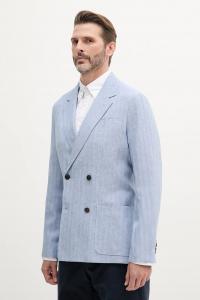 Блейзер из льняной смеси Tommy Hilfiger, синий