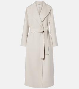 Шерстяное пальто-халат Poldo S Max Mara, Marble Ecru