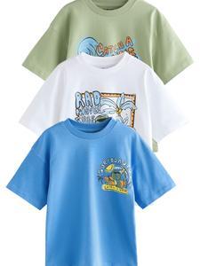 Рубашка Next, цвет Blue/Green/White