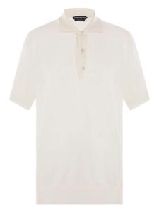 Рубашка-поло из сетки TOM FORD, белый
