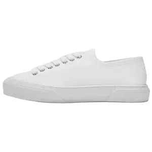 Низкие скейтерские кроссовки мужские белые LARDINI