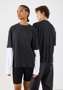 Топ YOURTURN LONG SLEEVED WAFFLE TOP UNISEX, Phantom/Dark Grey