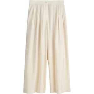 COS Женские повседневные брюки бежевого цвета