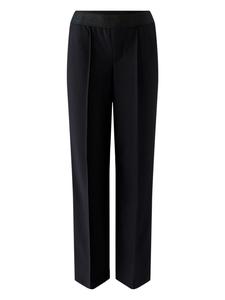 OUI Черные брюки 'Lacy' с обычной складкой