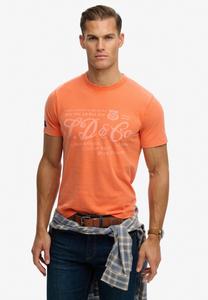 Футболка Superdry & Co Print T-shirt, Firecracker Orange/Orange