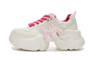 HR Скользоустойчивые и дышащие низкие массивные кроссовки 5,5 см женские белые