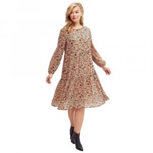 Женское прозрачное многослойное платье больших размеров Ellos, цвет Antique Blush Floral