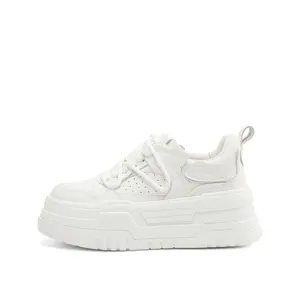 Rosa Bianca Легкие низкие скейтерские туфли для женщин с эффектом увеличения роста на белой овчинной стельке, цвет White Sheepskin Insole