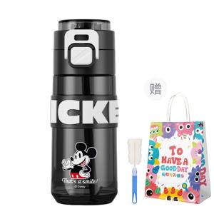 Lotso однослойный двойного назначения, пластиковый стакан 470 мл Disney, черный