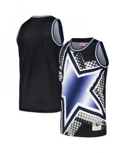 Мужская черная модная майка Dallas Cowboys Big Face 7.0 Mitchell & Ness, черный