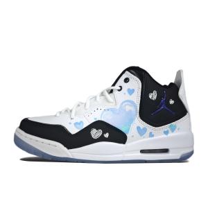 Jordan Courtside 23 синие с технологией Heart Cushioning мид-топ винтажные баскетбольные кроссовки unisex