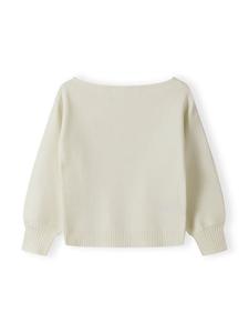 Вязаный свитер 26KNIT70 белого цвета Minoti