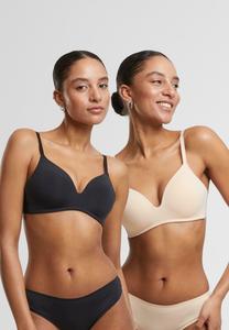 Бюстгальтер BASIC PADDED 2-PACK Urban Classics, черный