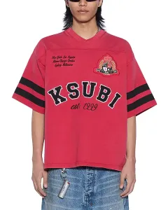 Футболка-Джерси большого размера с символикой команды Duke Ksubi, красный