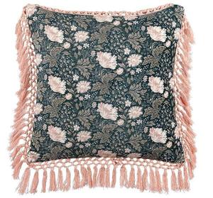 Декоративная подушка Beliani PARROTIA, 45x45x45 см цвет blau/petrol/pink