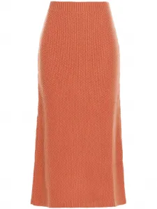 Трикотажная юбка макси CHLOÉ, оранжевый