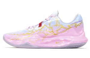 Nike Precision 6 Cushioning низкие баскетбольные кроссовки мужские розовый синий фиолетовый