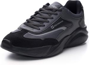 Мужские массивные модные кроссовки Alpine Swiss Stuart, черный