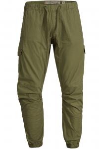 INDICODE JEANS Брюки карго с зауженным низом 'Levi' в цвете хаки