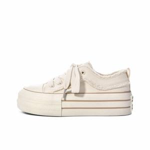Женские модные кеды low top canvas Medd, бежевый