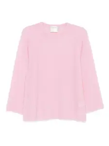 Джемпер с круглым вырезом Forte Forte, розовый