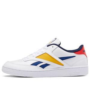Кроссовки club c revenge mark 'vector logo - white gold' Reebok, белый