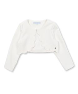 Куртка из эластичного трикотажа с волнистым краем (110–130 см)