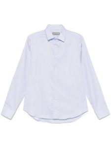 Рубашка в мелкую клетку Canali, синий