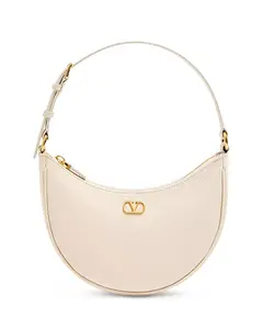 Миниатюрная сумка-хобо с логотипом Vlogo Valentino Garavani, белый