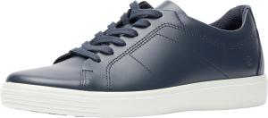 Классические мужские кроссовки ECCO из натуральной кожи, мужские повседневные кроссовки, темно-синий