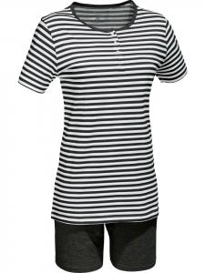 Ночное белье Erwin Müller, цвет anthrazit/weiß meliert