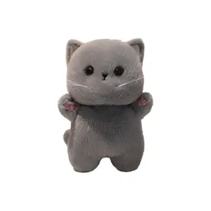 Милые и очаровательные плюшевые куклы котят в слюнявчиках, высота 20 см Cute Chip