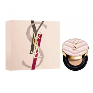 SAINT LAURENT Розовая кожаная коробка Limited Edition Air Cushions тонирующая основа для сияния кожи