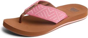 Женские сандалии REEF Весенние плетеные сланцы, розовый