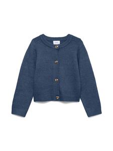 Vero Moda Girl Кардиган 'VMFiona' вязаный в цвете Sapphire