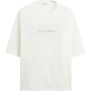 ZARA Футболка мужская матовая белая