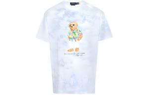 Хлопковая футболка Polo Bear Polo Ralph Lauren, синий
