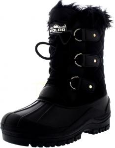 Женские тактические водонепроницаемые горные ботинки POLAR средней высоты, Black