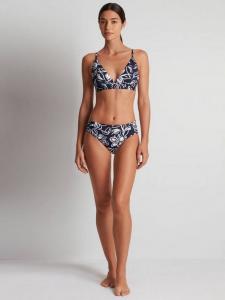 Классические бикини-трусики хипстер с завышенной талией Ralph Lauren, Navy/Multi