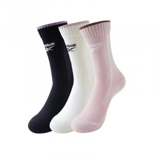 Женские баскетбольные носки 3 пары Reebok, розовый